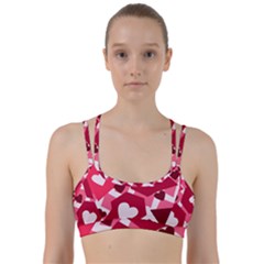 Pink-17 Line Them Up Sports Bra by nateshop