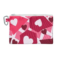 Pink-17 Canvas Cosmetic Bag (large) by nateshop