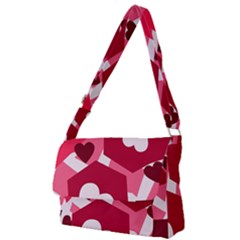 Pink-17 Full Print Messenger Bag (s) by nateshop