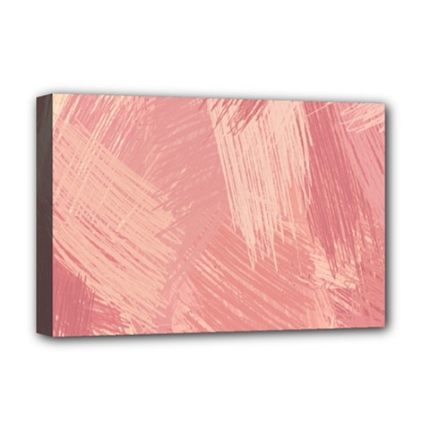 Pink-66 Deluxe Canvas 18  X 12  (stretched) by nateshop