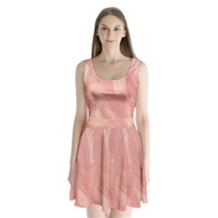 Pink-66 Split Back Mini Dress 