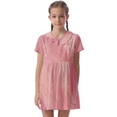 Pink-66 Kids  Asymmetric Collar Dress