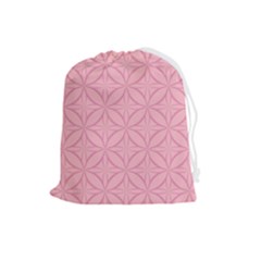 Pink-75 Drawstring Pouch (Large)