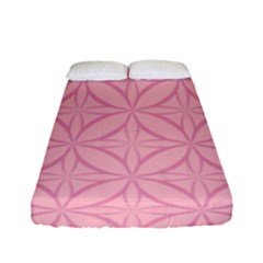 Pink-75 Fitted Sheet (full/ Double Size) by nateshop