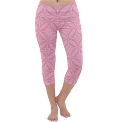 Pink-75 Capri Yoga Leggings