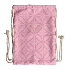 Pink-75 Drawstring Bag (Large)