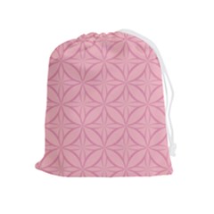 Pink-75 Drawstring Pouch (xl) by nateshop