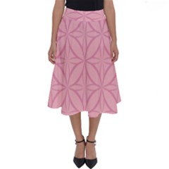 Pink-75 Perfect Length Midi Skirt by nateshop