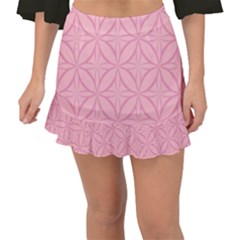 Pink-75 Fishtail Mini Chiffon Skirt by nateshop