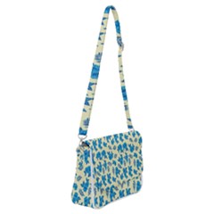 Rose-blue Shoulder Bag With Back Zipper by nateshop