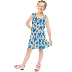 Rose-blue Kids  Tunic Dress