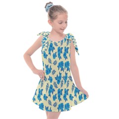 Rose-blue Kids  Tie Up Tunic Dress by nateshop