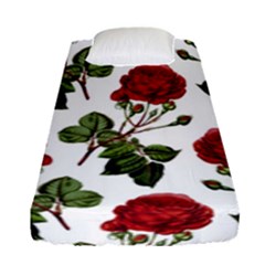 Roses-51 Fitted Sheet (single Size) by nateshop