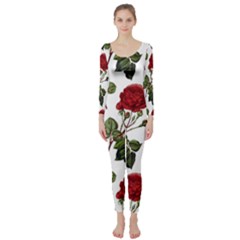 Roses-51 Long Sleeve Catsuit by nateshop