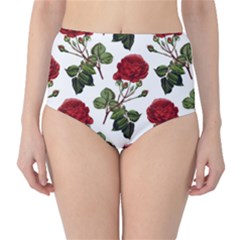 Roses-51 Classic High-waist Bikini Bottoms by nateshop