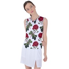 Roses-51 Women s Sleeveless Sports Top