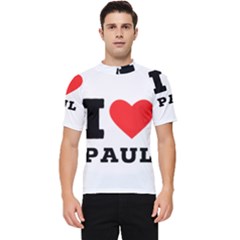 I Love Paul Men s Short Sleeve Rash Guard by ilovewhateva