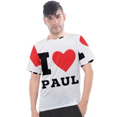 I Love Paul Men s Sport Top