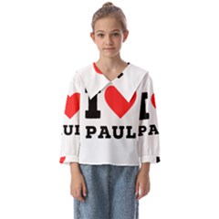 I Love Paul Kids  Sailor Shirt by ilovewhateva