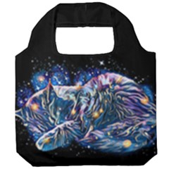 Galactic Kitten Foldable Grocery Recycle Bag by Catofmosttrades