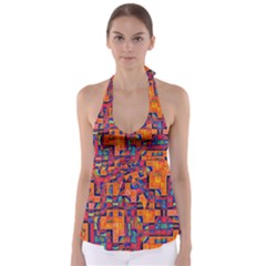 Background Graphic Beautiful Wallpaper Art Abstract Babydoll Tankini Top