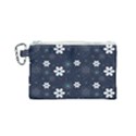 Flowers Pattern Pattern Flower Texture Canvas Cosmetic Bag (Small) View1