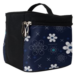 Flowers Pattern Pattern Flower Texture Make Up Travel Bag (small)