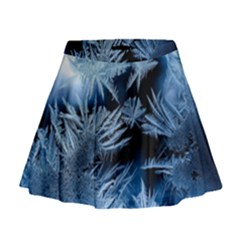 Pattern Frosty Frost Glass Mini Flare Skirt by Jancukart