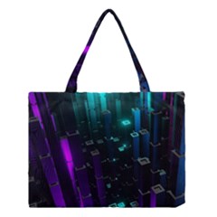 Abstract Building City 3d Medium Tote Bag by Jancukart