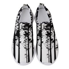 Trees Forest Woods Woodland Trunk Women s Slip On Sneakers by Jancukart