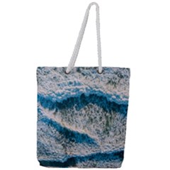 Waves Wave Nature Beach Full Print Rope Handle Tote (large) by Semog4