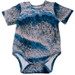 Waves Wave Nature Beach Baby Short Sleeve Bodysuit by Semog4