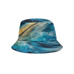 Waves Abstract Waves Abstract Bucket Hat (kids) by Semog4