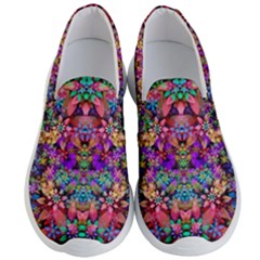 Flower Patterns Abstract Pattern Digital Art Men s Lightweight Slip Ons by Semog4