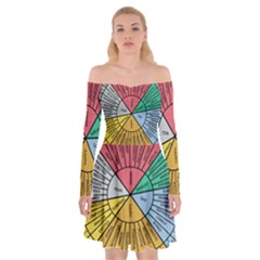 Wheel Of Emotions Feeling Emotion Thought Language Critical Thinking Off Shoulder Skater Dress by Semog4