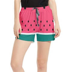 Watermelon Fruit Pattern Women s Runner Shorts by Semog4