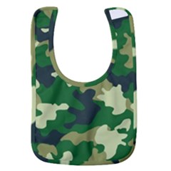 Green Military Background Camouflage Baby Bib by Semog4
