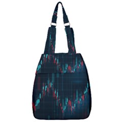 Flag Patterns On Forex Charts Center Zip Backpack by Semog4