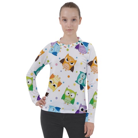 Owl Bird Women s Pique Long Sleeve Tee by Semog4