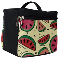 Watermelon Pattern Slices Fruit Make Up Travel Bag (big) by Semog4