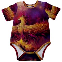 Phoenix Bird Baby Short Sleeve Bodysuit by Semog4
