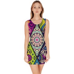 Ethnic Pattern Abstract Bodycon Dress