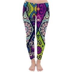 Ethnic Pattern Abstract Classic Winter Leggings