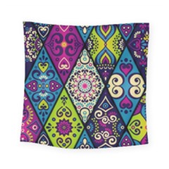 Ethnic Pattern Abstract Square Tapestry (Small)