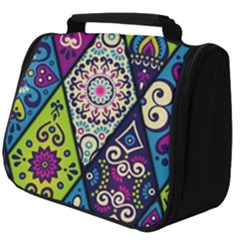 Ethnic Pattern Abstract Full Print Travel Pouch (Big)