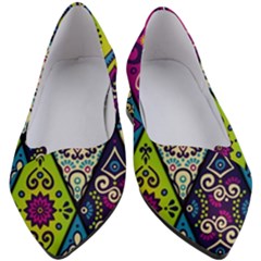 Ethnic Pattern Abstract Women s Block Heels 