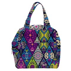 Ethnic Pattern Abstract Boxy Hand Bag