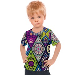 Ethnic Pattern Abstract Kids  Sports Tee