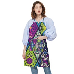 Ethnic Pattern Abstract Pocket Apron