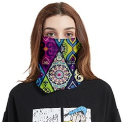 Ethnic Pattern Abstract Face Covering Bandana (Two Sides)